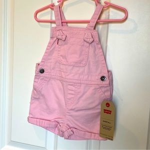 Levi's 12 Month Pink Overalls